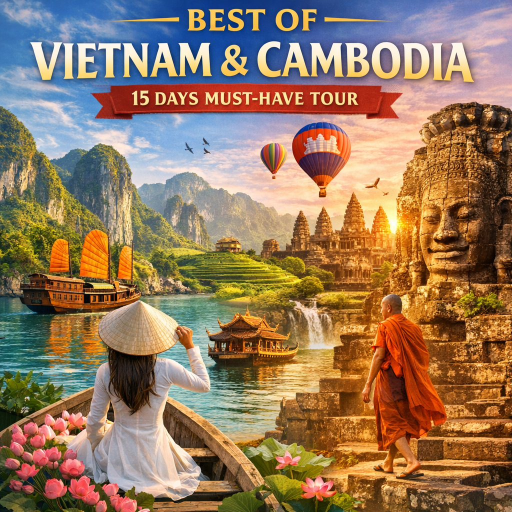 Best of Vietnam and Cambodia 15 Days Must-Have Tour