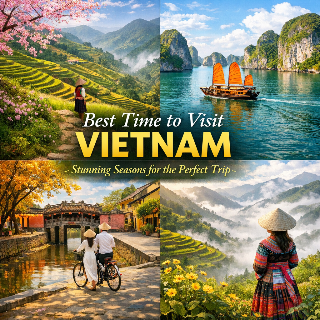 Illustration of Best Time to Visit Vietnam: Stunning Seasons for the Perfect Trip
