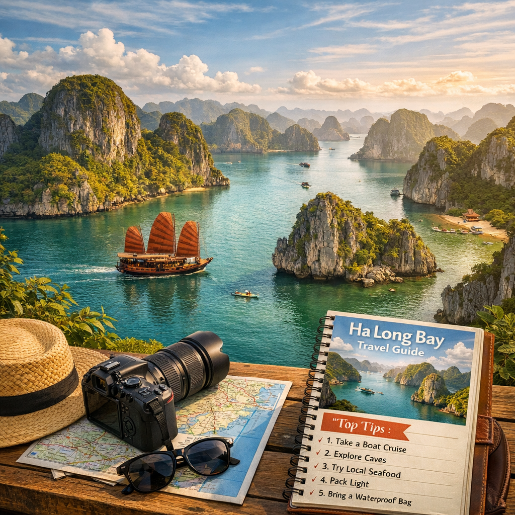 Illustration of Ha Long Bay Ultimate Travel Guide: Best Must-Have Tips