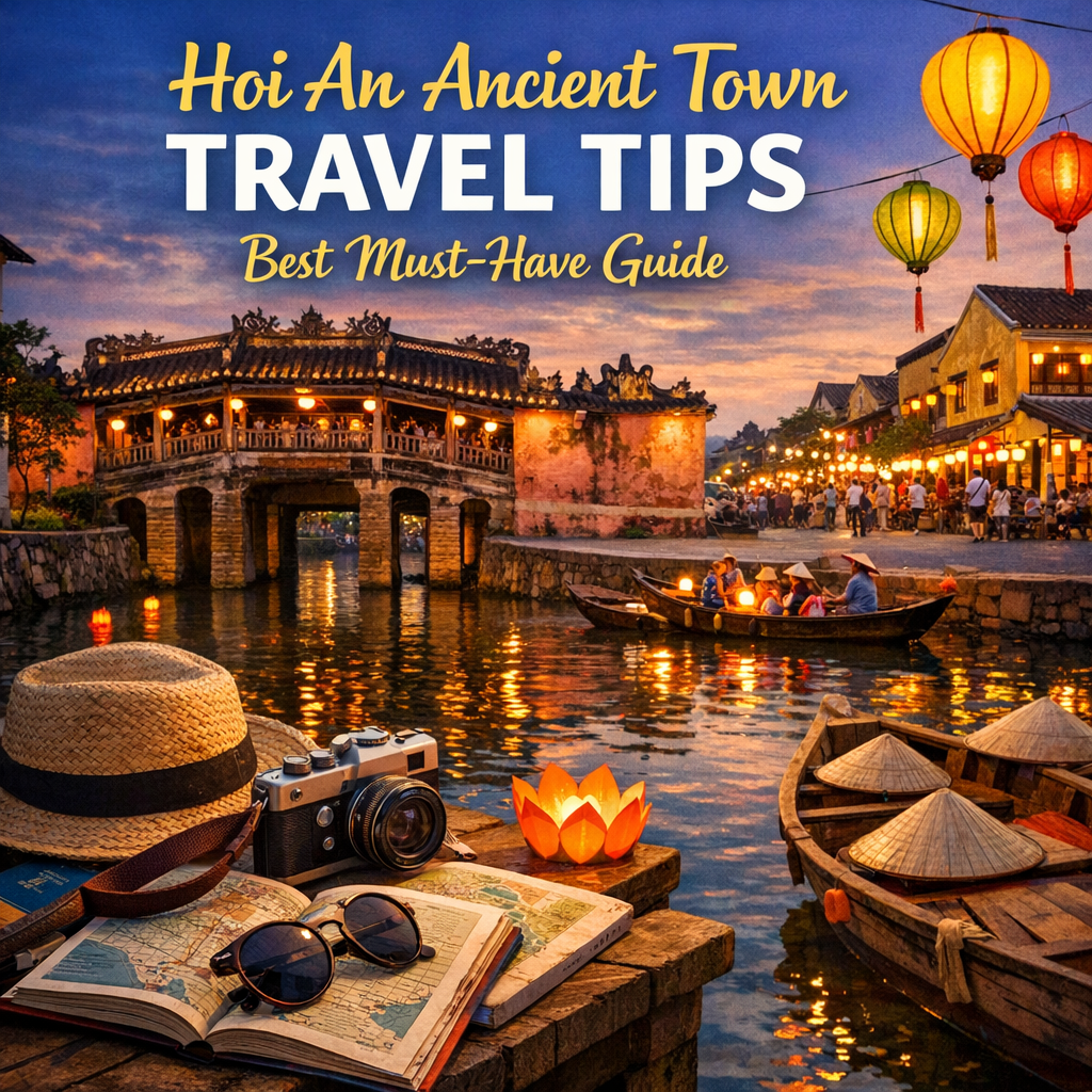 Illustration of Hoi An Ancient Town Travel Tips: Best Must-Have Guide