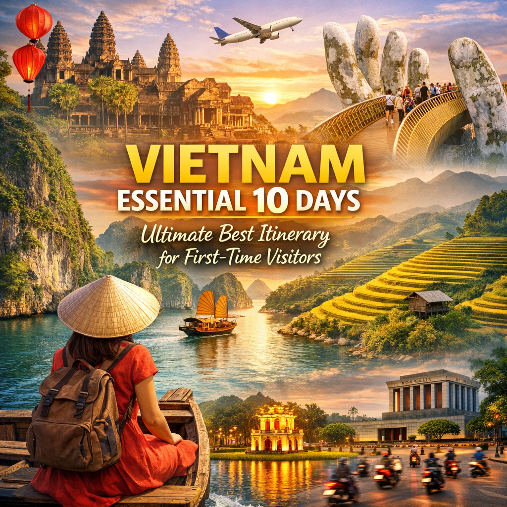 Vietnam Essential 10 Days: Ultimate Best Itinerary for First-Time Visitors