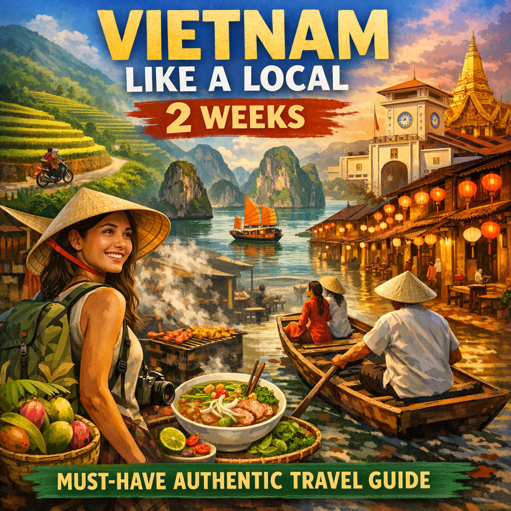 Vietnam Like a Local 2 Weeks: Must-Have Authentic Travel Guide