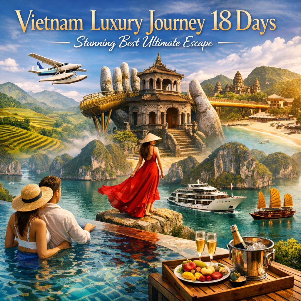 Vietnam Luxury Journey 18 Days: Stunning Best Ultimate Escape